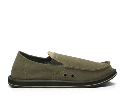 Sanuk Mens Pick Pocket Brown Shoes | NDPGLH218